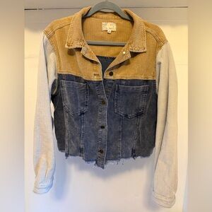 Oli & Hali Blue and Tan Jacket